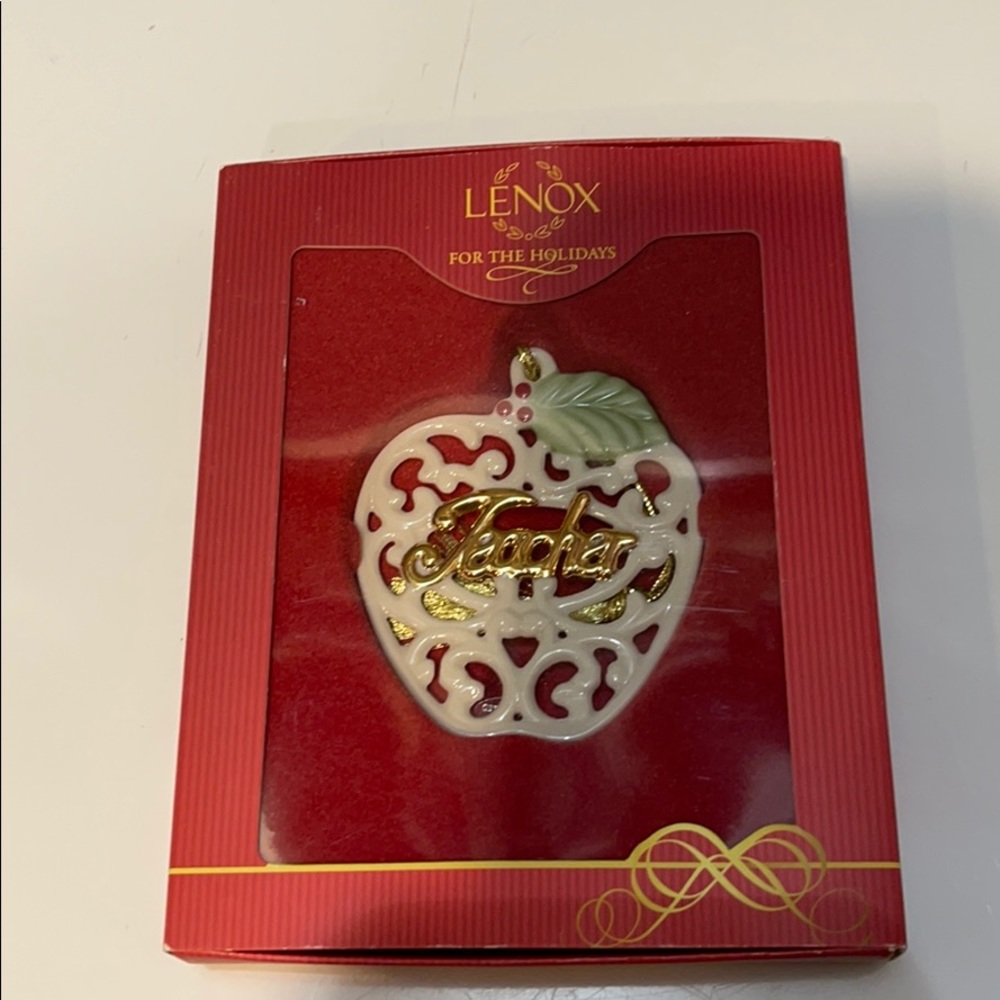 Lenox TEACHER ornament
